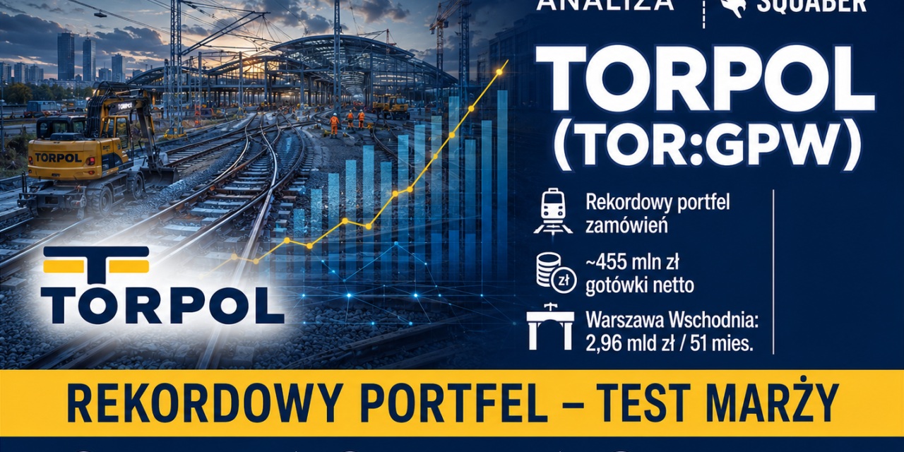 Torpol (TOR:GPW) – Po wyjściu Mirbudu: mocny portfel, zabezpieczenie na przyszłość i pytania o wycenę | Analiza