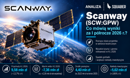 Scanway (SCW:GPW) – Spółka zwiększa skalę projektów, ale traci gotówkę. Co mówią wyniki za I półrocze 2026? | Analiza