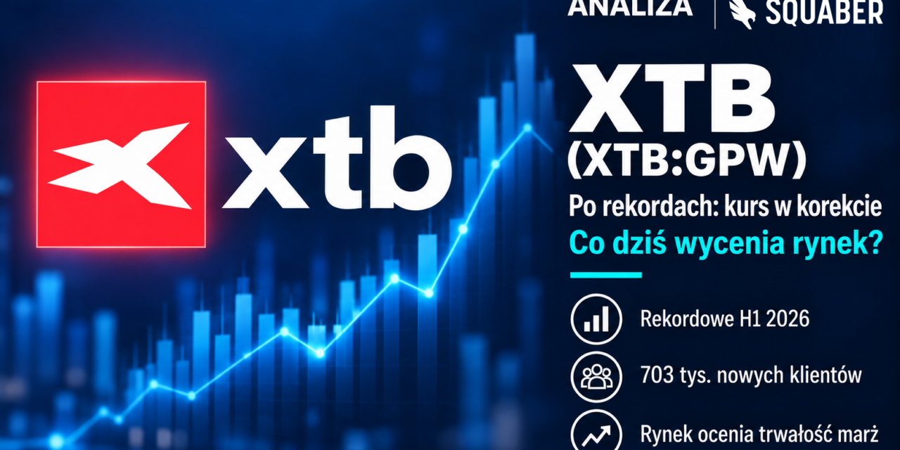 XTB (XTB:GPW) – Po rekordach: kurs w korekcie, biznes w fazie ekspansji. Co dziś wycenia rynek? | Analiza
